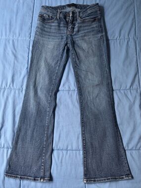 Buckle Light Blue Flare Jeans